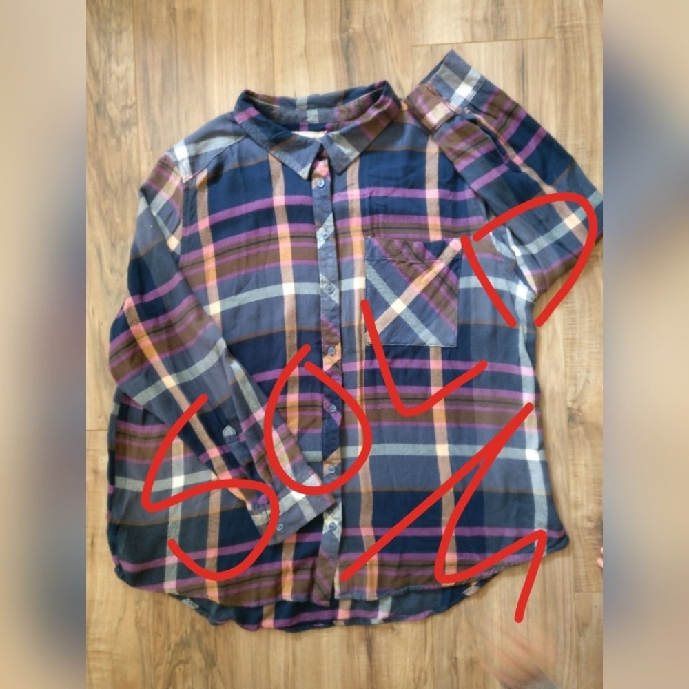 🚫SOLD🚫Arizona Jean Co. Flannel Boyfriend Fit XXL